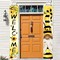Welcome Honey Bee Happy Porch Banner with 12 x 71 inch, Vertical Sunflower Gnome Hanging Banner Front Door Sign for Seasonal Summer Farmhouse Home Outdoor Yard Decorations